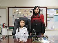 2015/01/14班級模範生與校長合影