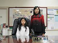 2015/01/14班級模範生與校長合影