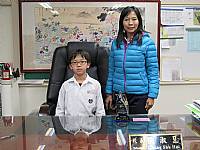 2015/01/14班級模範生與校長合影