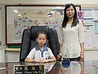2015/05/25第二學期班級模範生與校長合影