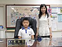 2015/05/25第二學期班級模範生與校長合影