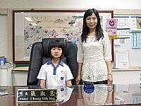 2015/05/25第二學期班級模範生與校長合影
