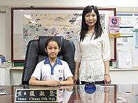 2015/05/25第二學期班級模範生與校長合影