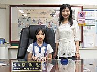 2015/05/25第二學期班級模範生與校長合影