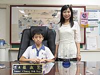 2015/05/25第二學期班級模範生與校長合影