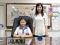 2015/05/25第二學期班級模範生與校長合影
