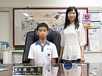 2015/05/25第二學期班級模範生與校長合影