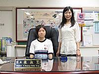 2015/05/25第二學期班級模範生與校長合影
