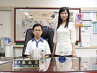 2015/05/25第二學期班級模範生與校長合影