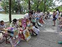 104學年度美術班迎新活動---心手相連.築趣逐夢