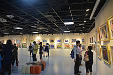 建安國小104學年度美術班畢業暨教學成果展開幕照片
