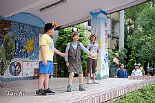 105學年度第1學期建安國小魔法布克斯圖書館閱讀月開幕活動話劇預演